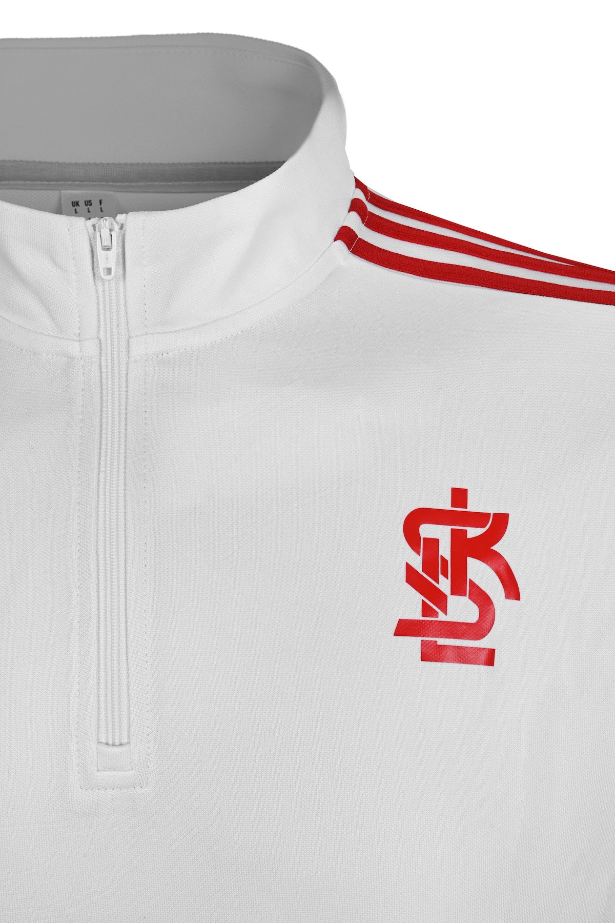 BLUZA ZE STÓJKĄ ADIDAS BIAŁA