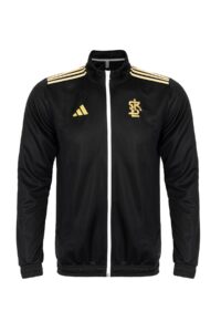 BLUZA ROZPINANA ADIDAS CZARNO-ZŁOTA