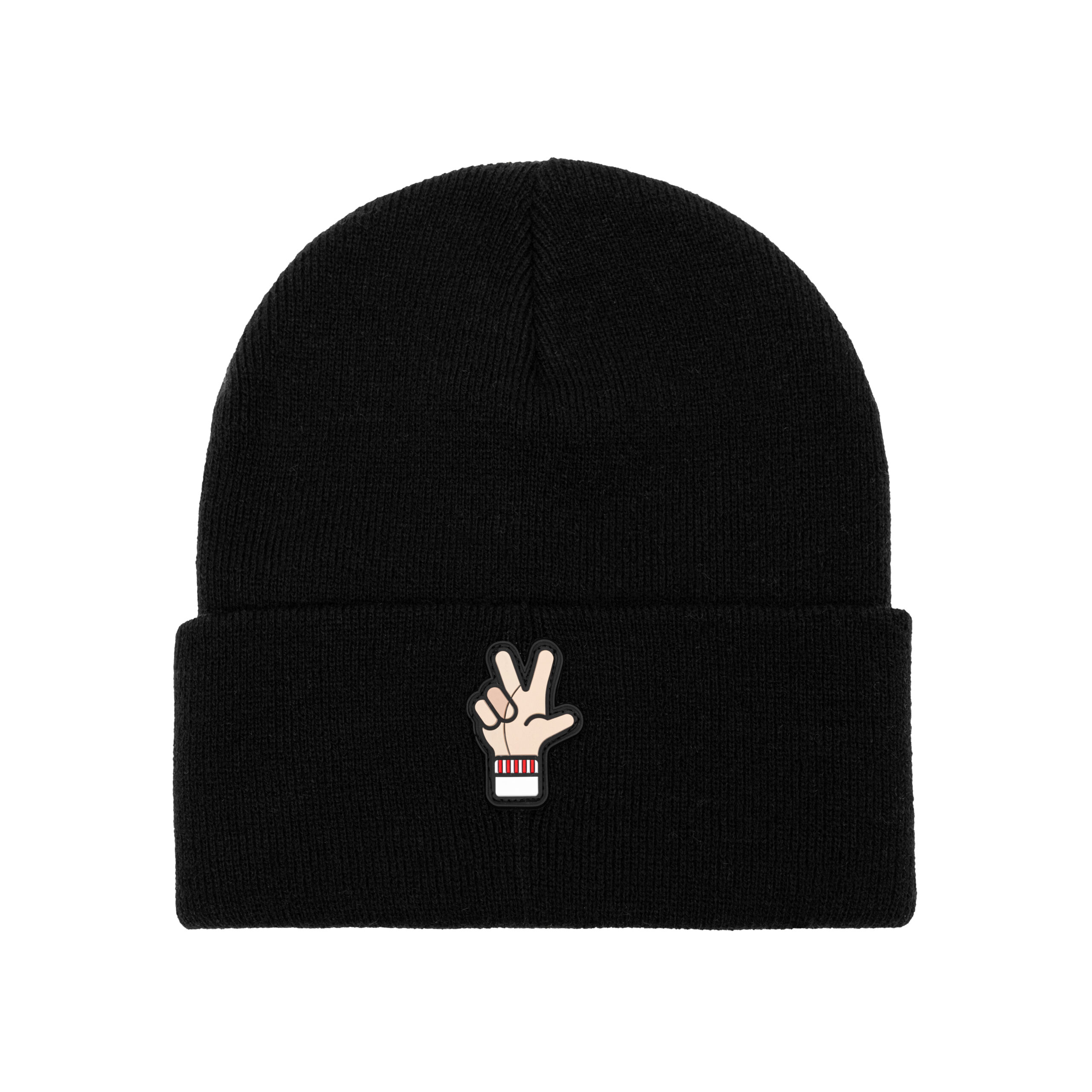 Czapka zimowa ŁKS ,,Ł” Czarna