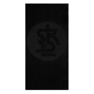 RĘCZNIK CZARNY ŁKS 70×140