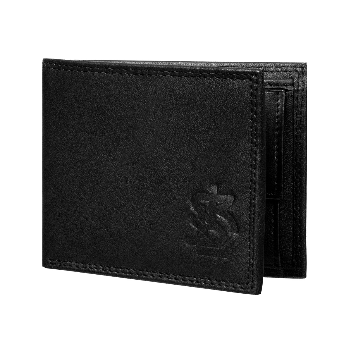 PORTFEL SKÓRZANY CZARNY